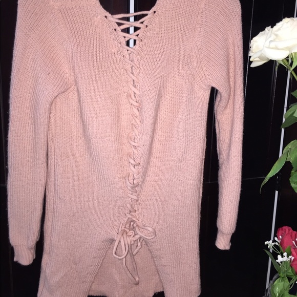 Light pink long sweater - Picture 2 of 3